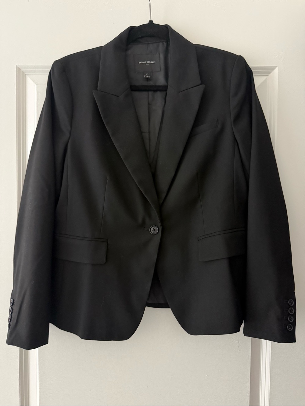 Banana Republic | Black Blazer | Sz 12